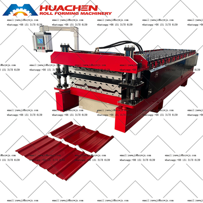 915 mm máquina de moldeado de rollo de doble capa de azulejos glaseados romanos