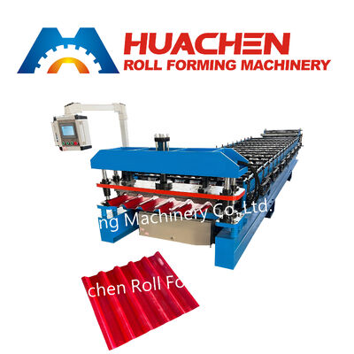 Metal floor laid with high-strength steel sheet forming machine