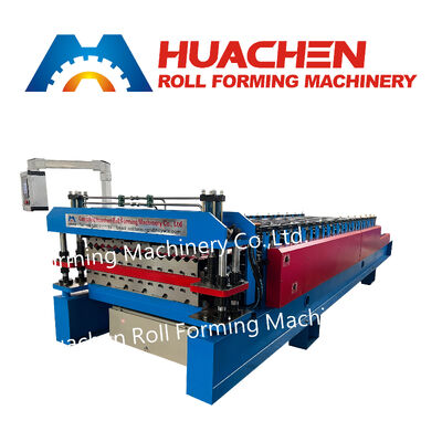 Máquina de fabricación de paneles de techo de chapa de acero de alta calidad / Máquina de formación de azulejos vidriados de doble capa
