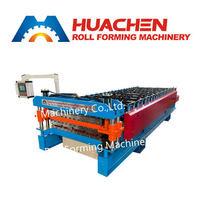 Putai-fabricación de láminas de techo corrugado de metal PPGI /PPGL /Gi/Gl, máquina formadora de rollos de tejas de acero de zinc