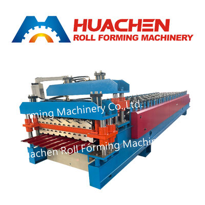 Máquina para formar hojas de paneles de techo y paneles de pared