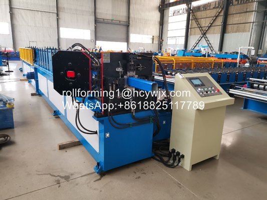 Máquina de moldeado de rodillos de alta precisión con material de rodillo Cr12 y Delta PLC