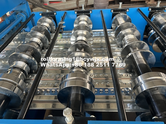 Máquina de moldeado de rodillos de cubierta de piso controlada por PLC de 400 mm de vigas de acero de 1220 mm de ancho