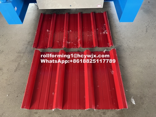 Máquina de moldeado de doble capa para placas de techos metálicas de 15-20 m/min