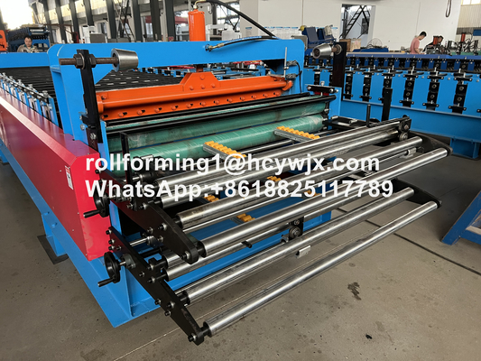 TR37-200/TR14-225 Máquina de moldeado de rodillos de doble capa con guillotina de precisión