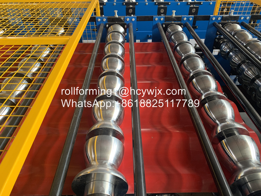 Sistema de formación de rodillos para la máquina de construcción de metal