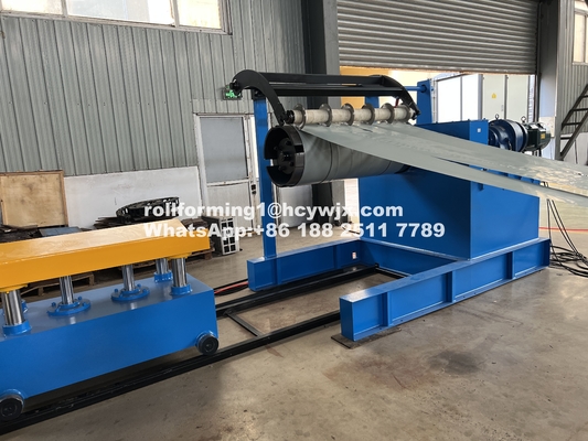 Máquina de corte de astillas controlada por PLC para materia prima GI / PPGI