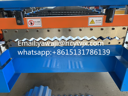 máquina de moldear rollos de paneles de azulejos ondulados para la máquina de moldear rollos de techo ppgi