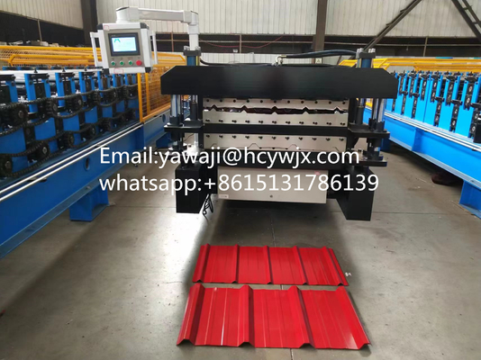 Máquina de moldeado de rollo de doble capa de panel PBR y panel AG para la venta