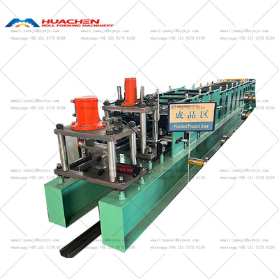 Control de PLC C Máquina de moldeado de rollos de purlin con 14-18 estaciones de rodillos