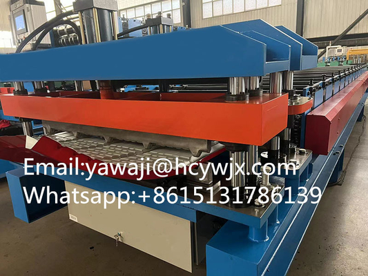 Máquina de moldeado de rodillos de techo de metal para la producción de velocidad 15m/min Diámetro del eje 70mm