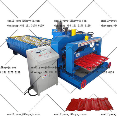 Máquina de moldeado de azulejos de acero glaseado hidráulico con material de corte CR12 y espesor de material de 0,3-0,6 mm
