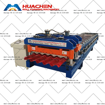 Máquina de moldeado de azulejos de techo acristalados de aluminio