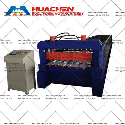 PPGI / GI 1,2 mm B Maquina de moldeado de rodillos de piso de cubierta