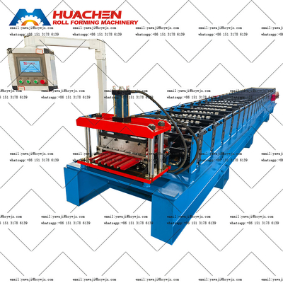 Máquina de moldeado de rodillos de techo de gran envergadura para 0,3-0,6 mm