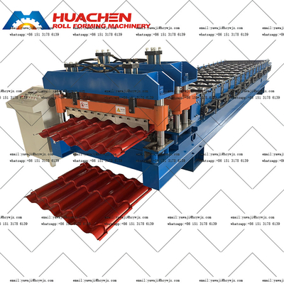 Máquina de moldeado de láminas de acristalamiento de techo de metal de aluminio