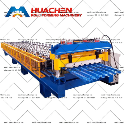 Máquina automática de moldeado de rodillos para techos de azulejos acristalados
