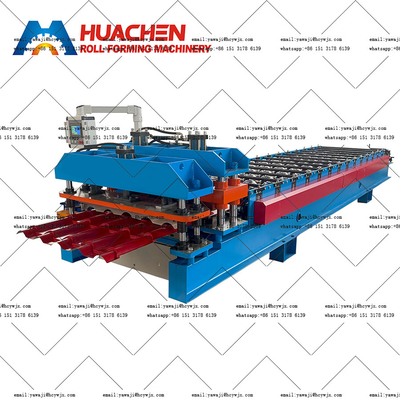 Máquina de moldeado de azulejos de techo de 1200 mm con 14 estaciones