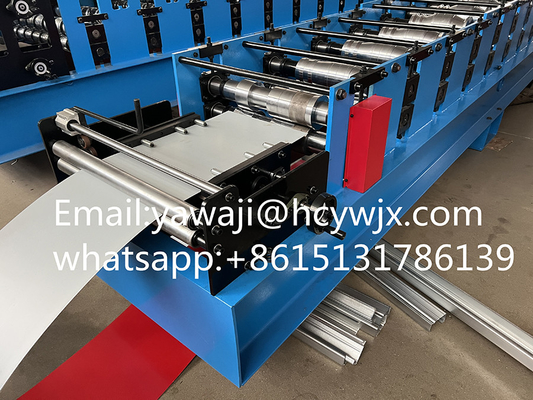 Rollo galvanizado del panel del tejado del canal de la techumbre de Ridge que forma anchura de la máquina 410m m