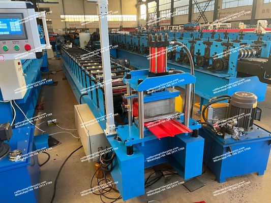 20 Sistema de control de la estación de rodillos Control PLC Máquina de moldeado de rodillos de acero frío para pared