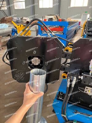 Máquina de moldeado de tubos de rodillo de 100 mm tipo de corte hidráulico