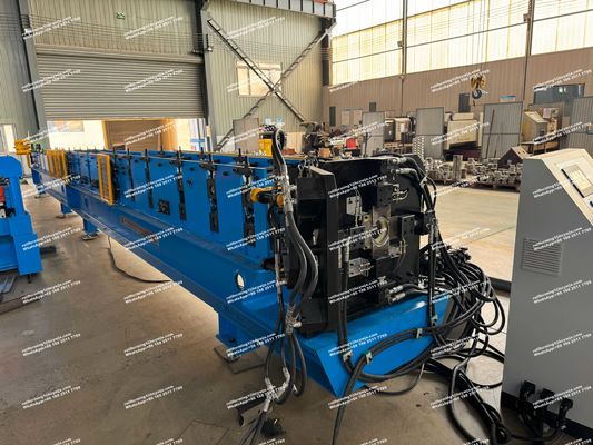 Máquina de moldeado de tubos de rodillo de 100 mm tipo de corte hidráulico