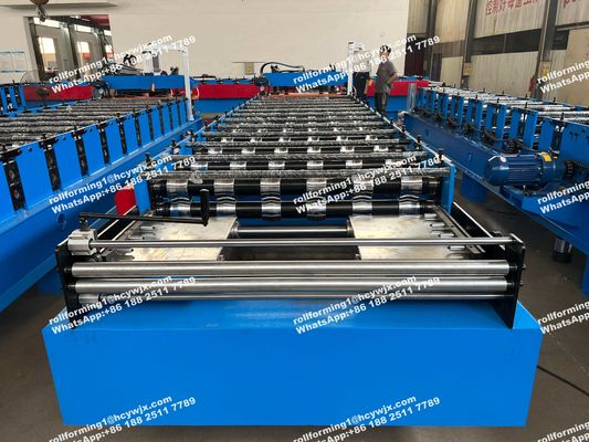 Máquinas de moldeado de láminas de metal galvanizadas de 1250 mm 5.5kw Potencia