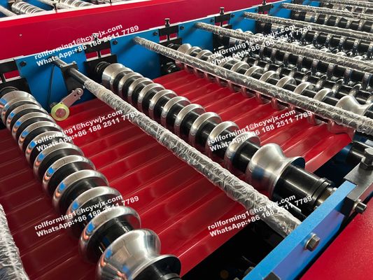 Máquina de formación corrugada de transmisión de cadena de alta velocidad para paredes y paneles laterales