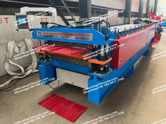 20M/Min Panel de techo metálico Máquina de formación de rodillos de doble capa Tipo automático