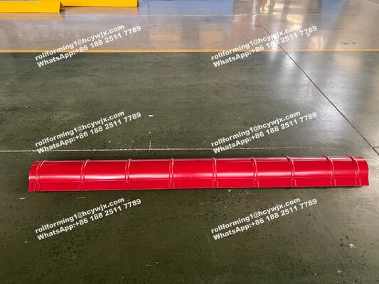 La placa de acero hace que Ridge capsula el casquillo Cold Roll de Ridge de la máquina de la teja que forma la máquina