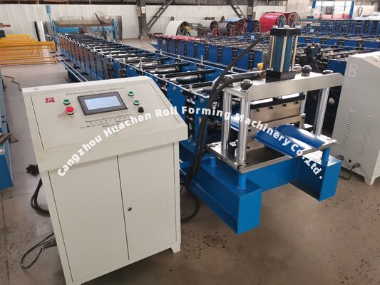 Máquina de moldeado de rodillos en frío para techos de acero