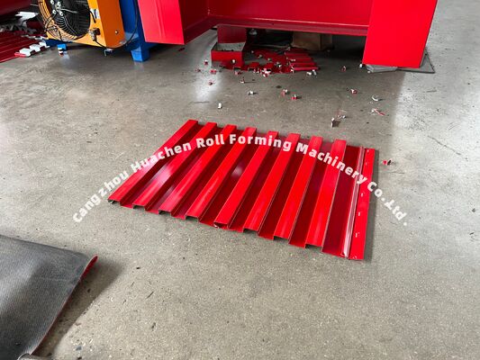 Máquina formadora de láminas para techos galvanizadas en frío