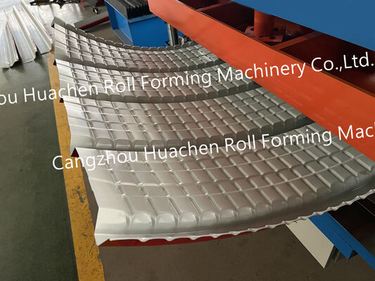Máquina formadora de láminas de paneles de techo de tejas de acero metálico: una máquina automática para usar en techos y paredes