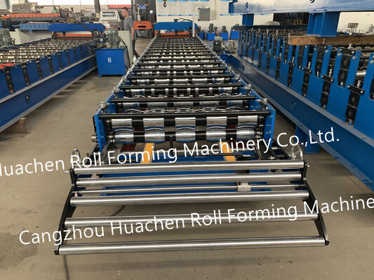 Máquina automática de formación de láminas trapezoidales / máquina de preparación de paneles de techo en forma de caja línea de producción de prensado de tejas metálicas