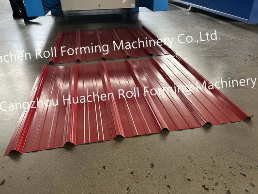 Máquina para la fabricación de paneles de techo ondulados de metal totalmente automática Máquina para la fabricación de azulejos