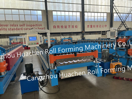 Exportación Máquina para la fabricación de tejas y paneles de pared de acero estándar