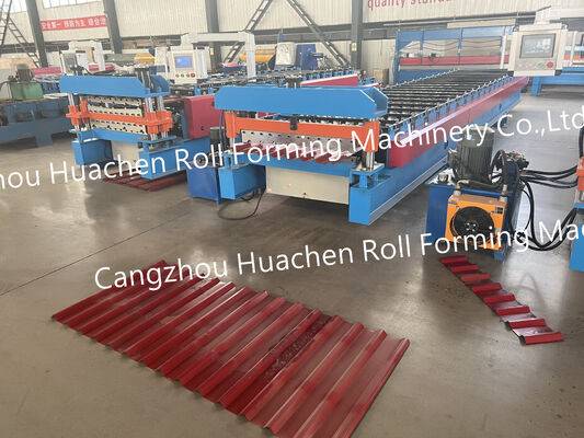 Exportación Máquina para la fabricación de tejas y paneles de pared de acero estándar