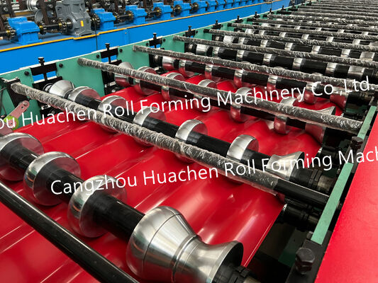 Máquina de moldeado de perfiles de techo de chapa metálica de acero corrugado