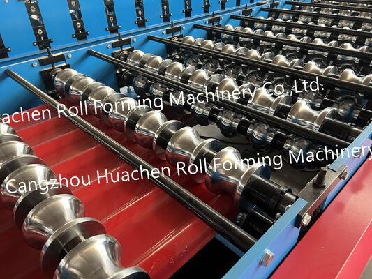 High Efficiency Gear-Driven Trapezoid Steel Sheet Roll Forming Machine