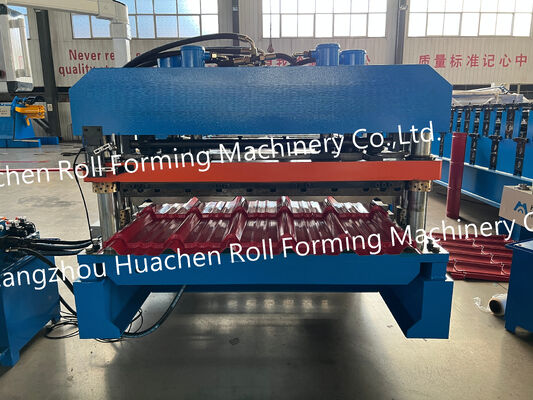 Galvanized and PPGI colored sheet roofing panels, color steel profiles, cold-rolled forming processing equipment
