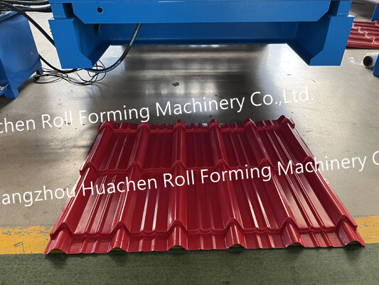 Galvanized and PPGI colored sheet roofing panels, color steel profiles, cold-rolled forming processing equipment