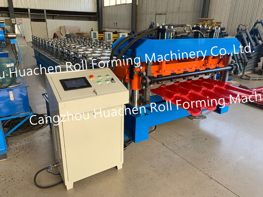 Máquina formadora de paneles de techo de chapa de acero galvanizado duradero de una sola capa