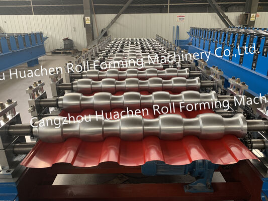 Máquina formadora de paneles de techo de chapa de acero galvanizado duradero de una sola capa