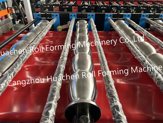Máquina para formar paneles de techo de azulejos de color en forma de onda / Máquina de fabricación de azulejos de doble capa