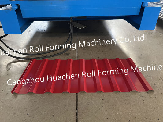 Máquina para formar paneles de techo de azulejos de color en forma de onda / Máquina de fabricación de azulejos de doble capa