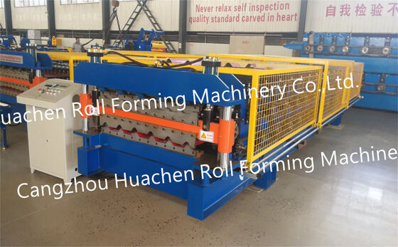 Fabricación de tejas de acero de color polaco / Fabricación de paneles de techo - Máquina de moldeado laminada en frío de doble capa