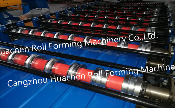 Fabricación de tejas de acero de color polaco / Fabricación de paneles de techo - Máquina de moldeado laminada en frío de doble capa