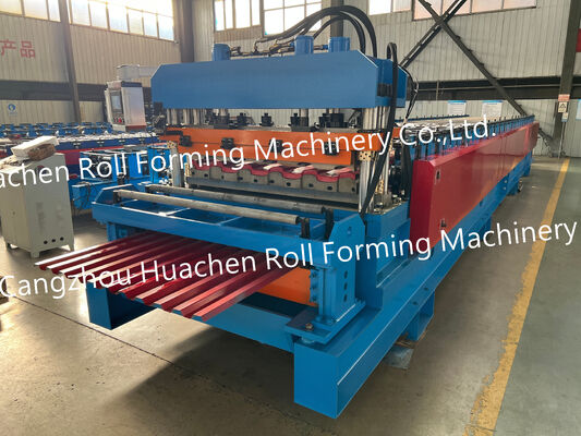 Máquina para fabricar tejas de chapa metálica trapezoidal, máquina para fabricar tejas, máquina formadora de láminas para tejas