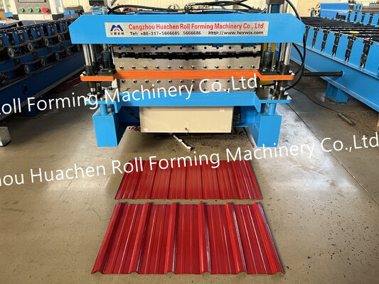 Máquina de moldeado de rodillos de techo de doble capa Ibr & Step Tile Sheet Making Machine