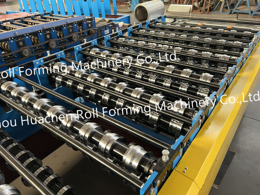 Máquina de moldeado de rodillos de techo de doble capa Ibr & Step Tile Sheet Making Machine